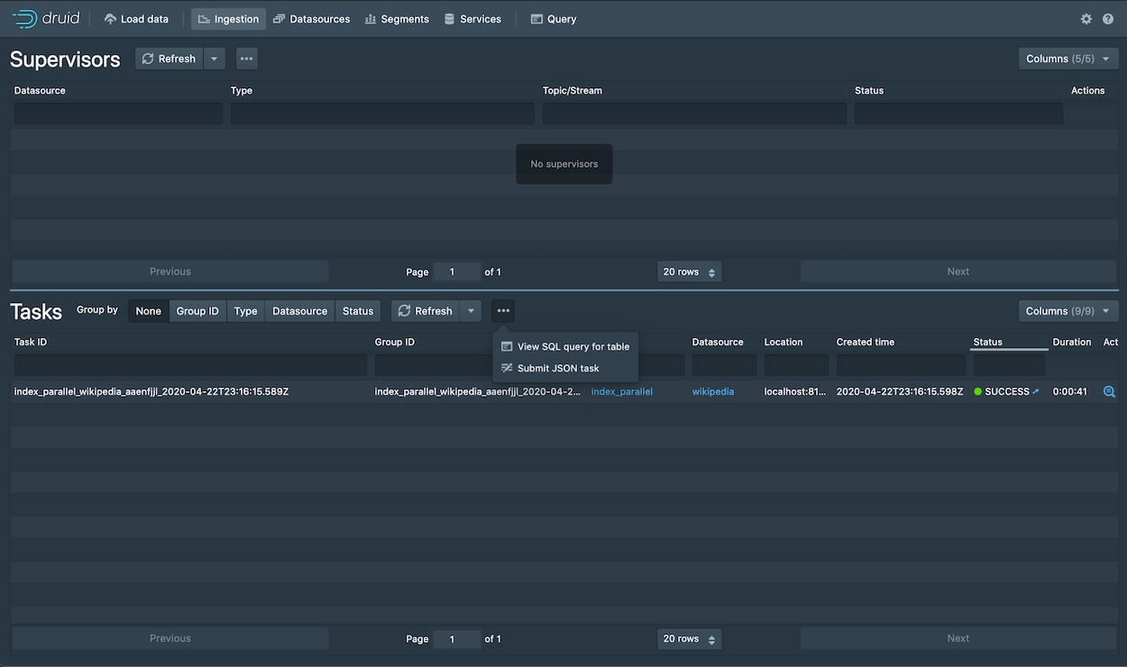 Tasks view add task Tasks view add task