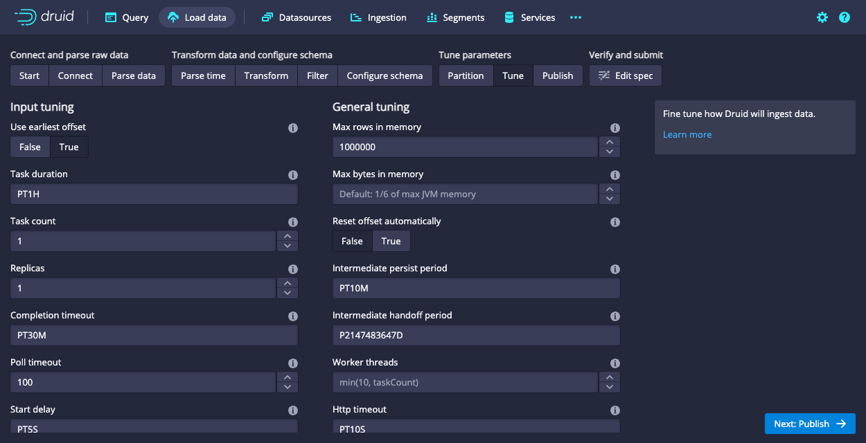 Data loader tune Data loader tune
