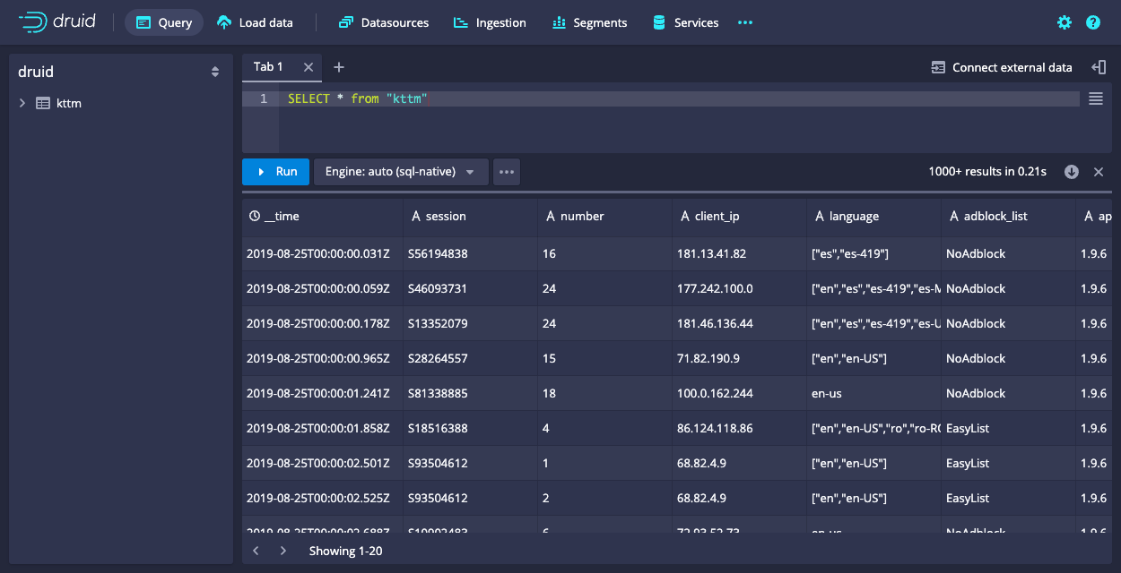 Query view Query view