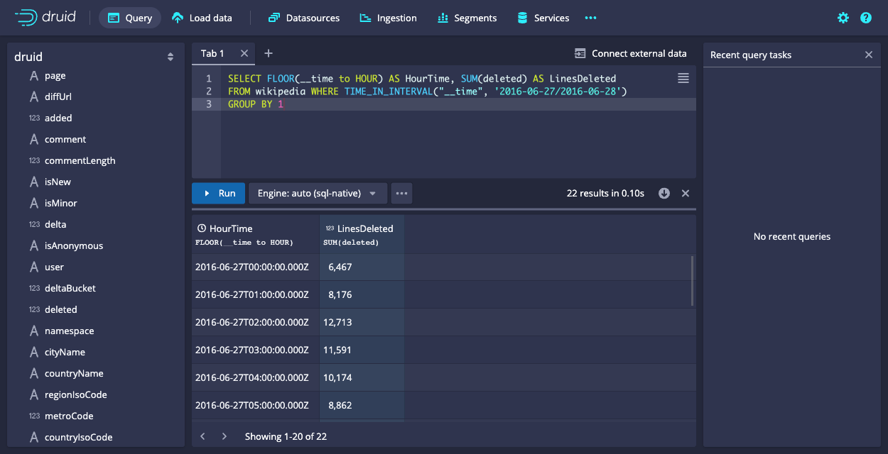 Query example Query example